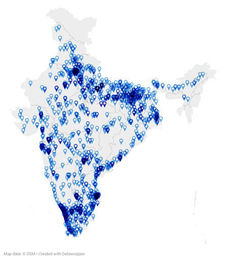 IITM CSR Pan-India Map